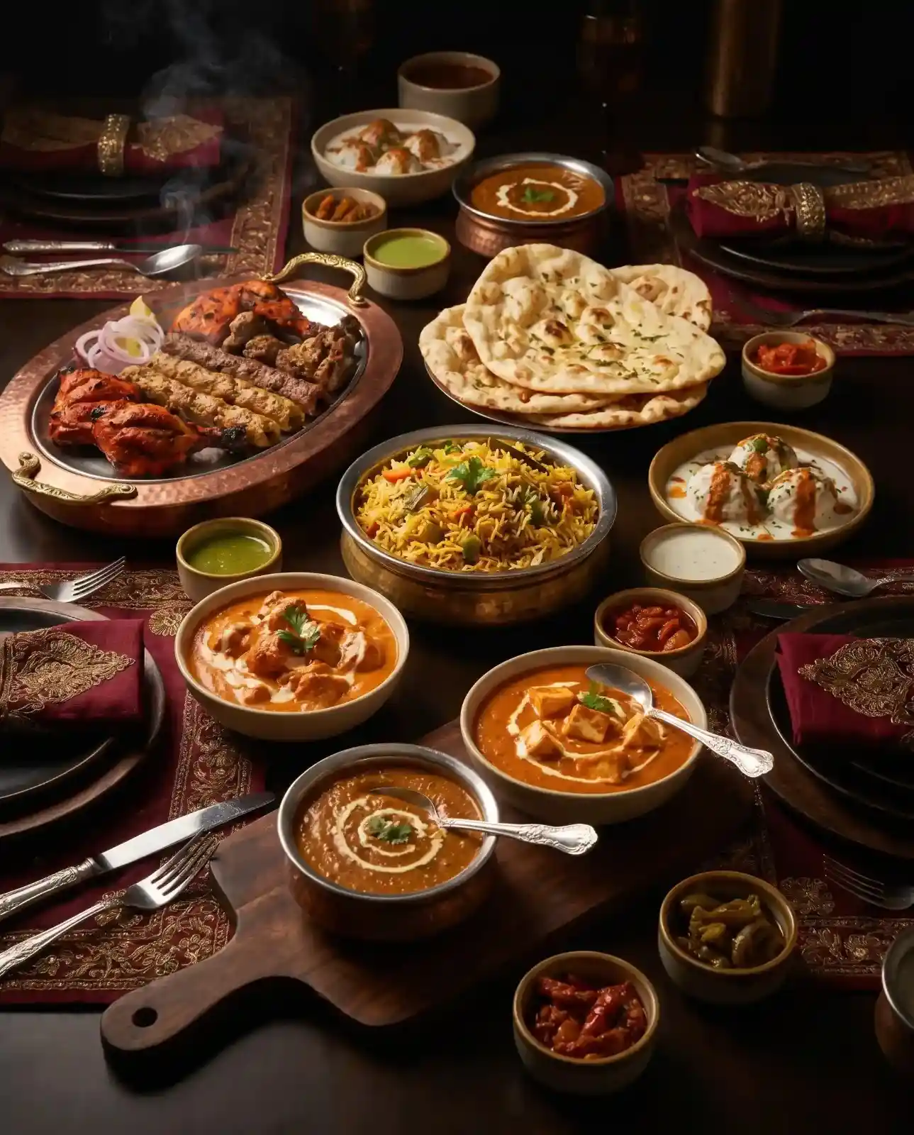 North Indian Menu