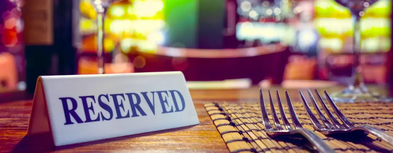 Tablet Sub Banner for Catering service for convention