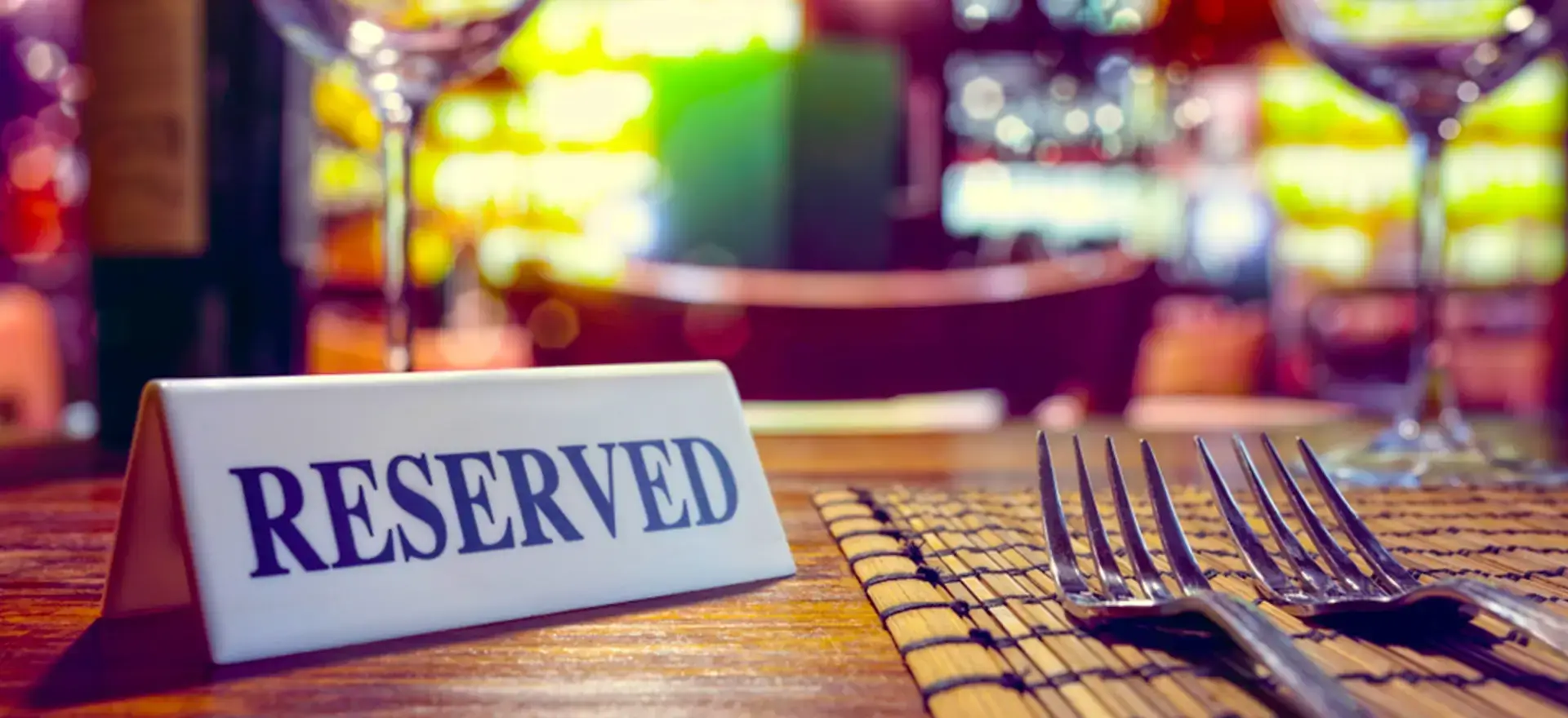 Desktop Sub Banner for Catering service for convention