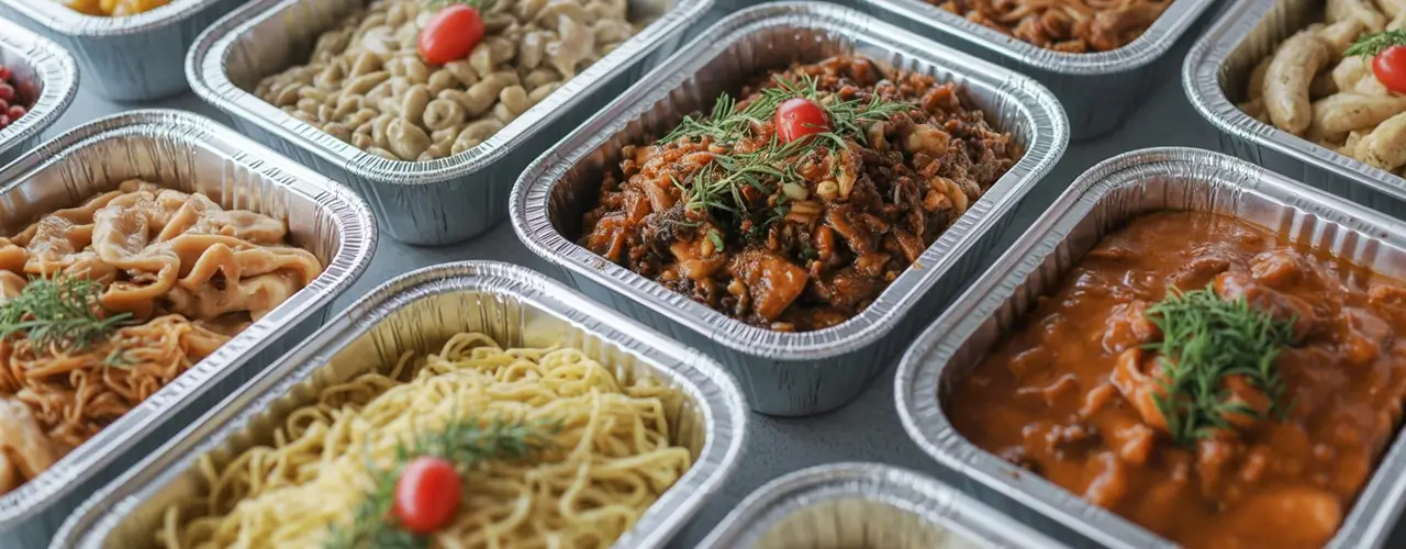 Tablet Sub Banner for Catering service for convention